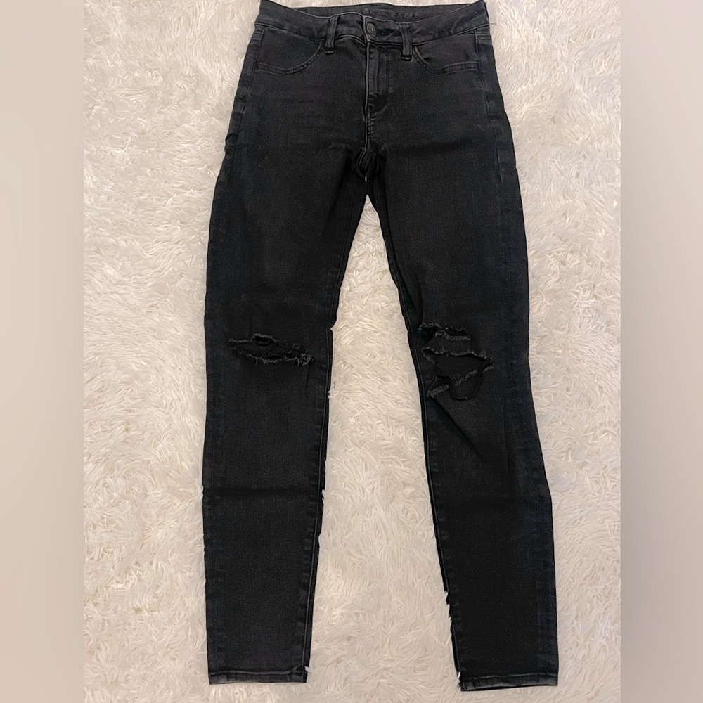 American Eagle Sz 4 Black jeans